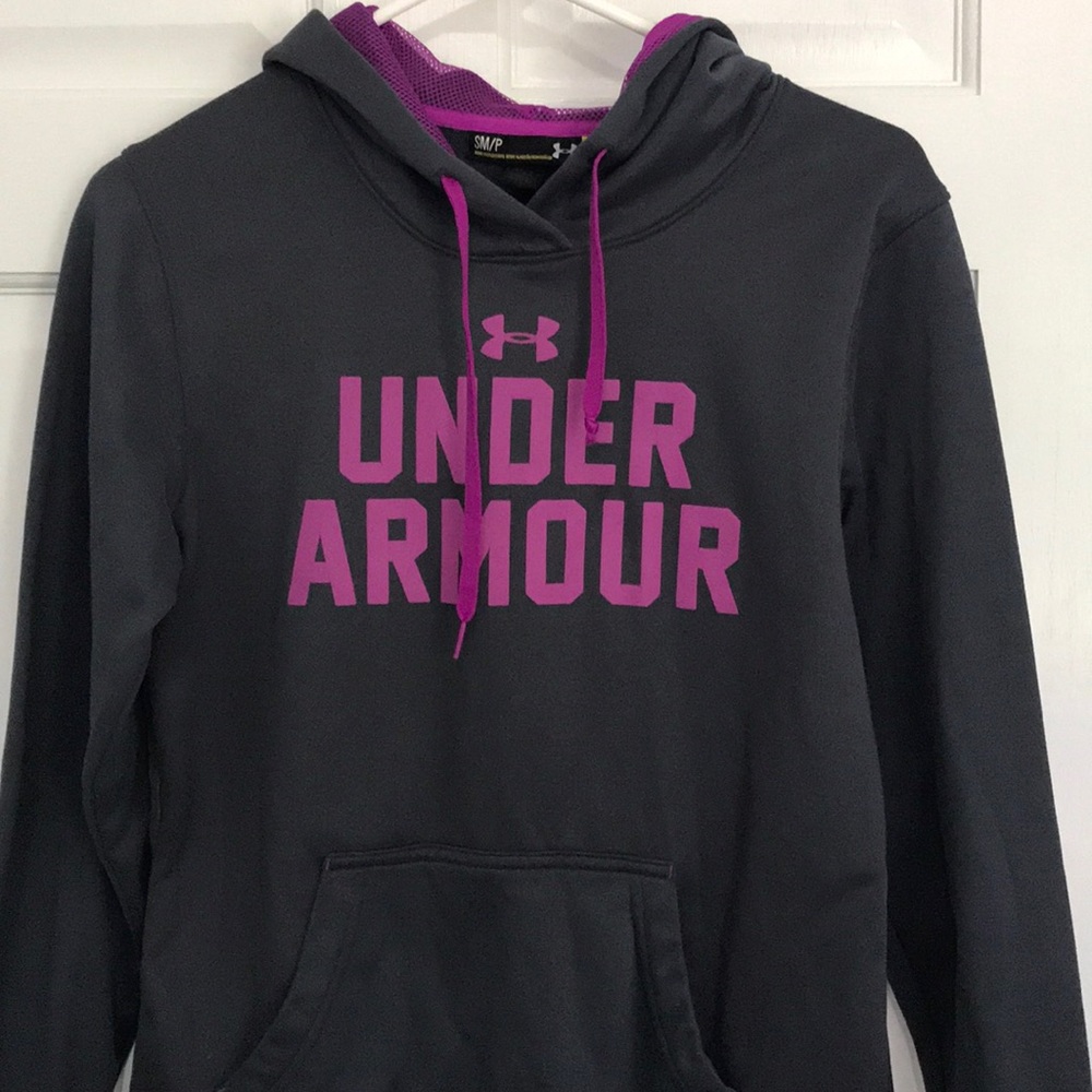 Under armour purple sweatshirt
